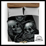 Plaid Tête de Mort Maudit