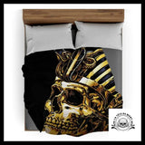 Plaid Tête de Mort Pharaon