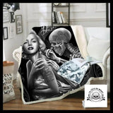 Plaid Tête de Mort Tatouage