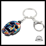 Porte-clé Tête de Mort Colorée