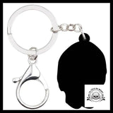 Porte-clé Tête de Mort Colorée