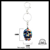 Porte-clé Tête de Mort Colorée