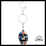 Porte-clé Tête de Mort Colorée