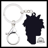 Porte-clé Tête de Mort Couronne Fleur