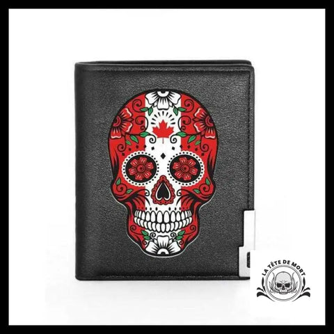 Portefeuille Crâne Mexicain