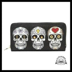Portefeuille Tête de Mort Calaveras