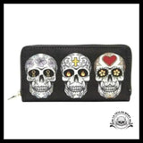 Portefeuille Tête de Mort Calaveras