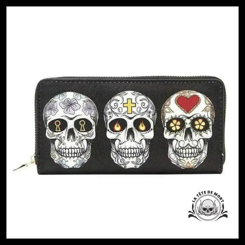 Portefeuille Tête de Mort Calaveras