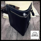 Portefeuille Tête de Mort Chaîne Maléfique