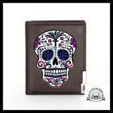 Portefeuille Tête de Mort Mexicaine
