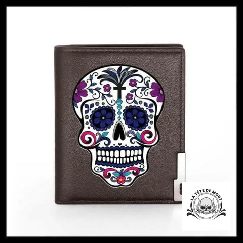 Portefeuille Tête de Mort Mexicaine - Crâne Passion