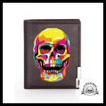Portefeuille Tête de Mort Moderne