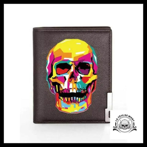 Portefeuille Tête de Mort Moderne - Crâne Passion
