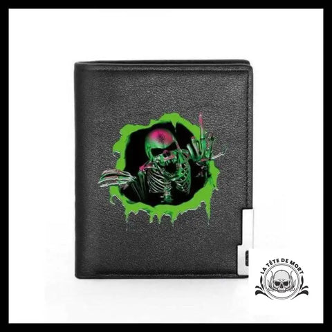 Portefeuille Tête de Mort Zombie - Crâne Passion