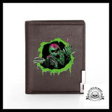 Portefeuille Tête de Mort Zombie