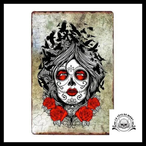 Poster Crâne Mexicain Catrina