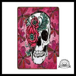 Poster Skull Flowers