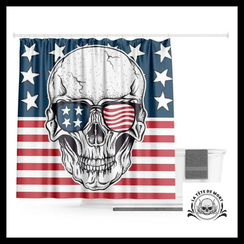 Rideau Tête de Mort USA