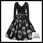 Robe crâne black and white