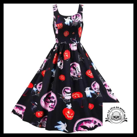 Robe Crâne Halloween