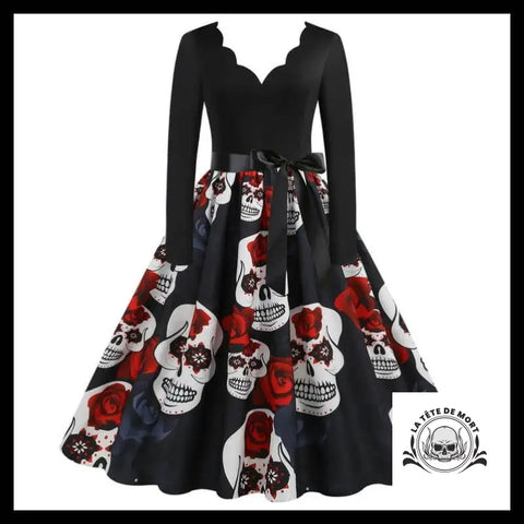Robe crânes jour des morts