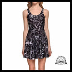 Robe Noire Tête de Mort
