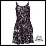 Robe Noire Tête de Mort