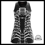 Robe Squelette Noir