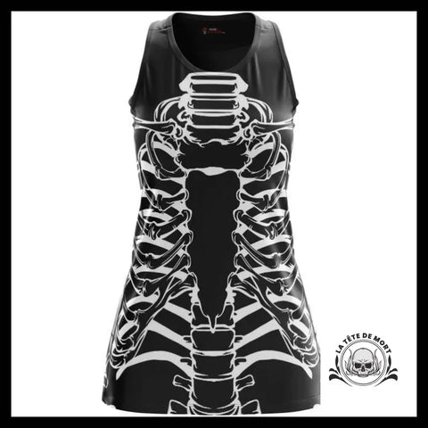 Robe Squelette Noir