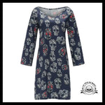 Robe Tête de Mort Crâne Original Navy