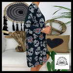Robe Tête de Mort Crâne Original Navy