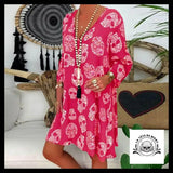 Robe Tête de Mort Crâne Original Rose