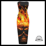Robe Tête de Mort En Feu