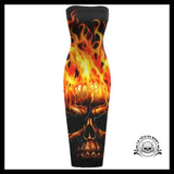 Robe Tête de Mort En Feu