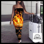 Robe Tête de Mort En Feu