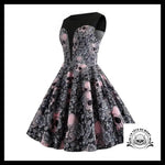 Robe Tête de Mort Fleurie
