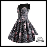 Robe Tête de Mort Fleurie