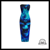 Robe Tête De Mort Futuriste