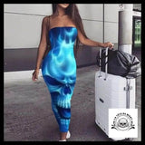 Robe Tête De Mort Futuriste