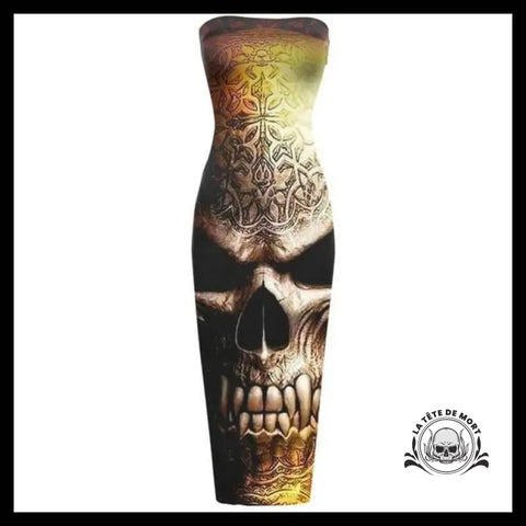 Robe Tête de Mort Jaune