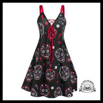 Robe tête de mort joyeuse