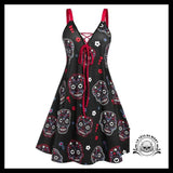 Robe tête de mort joyeuse