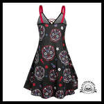 Robe tête de mort joyeuse