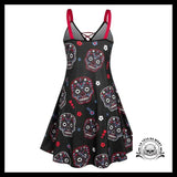 Robe tête de mort joyeuse