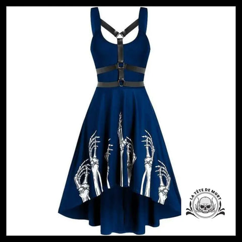 Robe Tête de Mort Longue