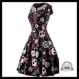 Robe Tête de Mort Mexicaine