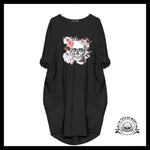 Robe Tête de Mort Noire