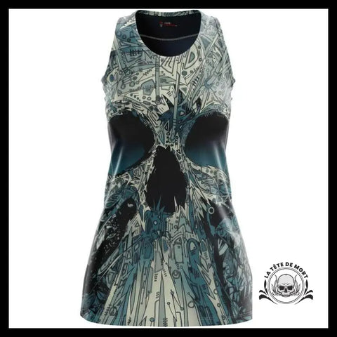 Robe Tête de Mort Psychédélique