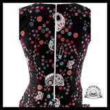Robe Tête de Mort Rigolote Noire
