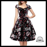 Robe Tête de Mort Rigolote Noire